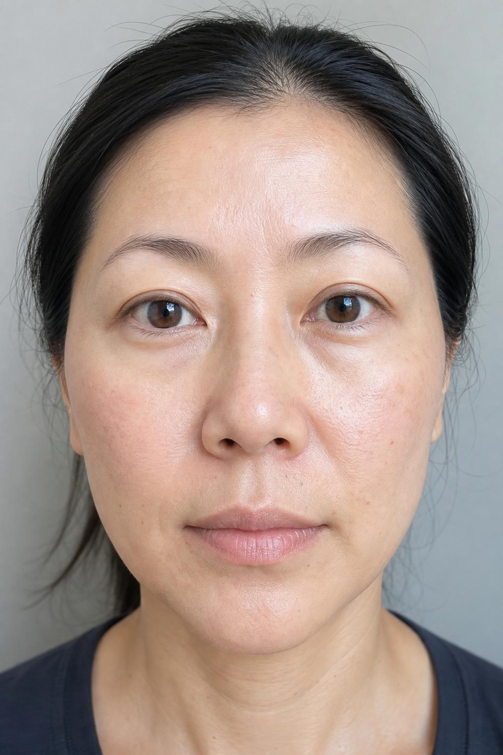 After Triple Lift Facial treatment